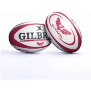 Gilbert Rugby Gilbert Scarlets Replica Ball – Size: Sz 5