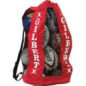 Gilbert Rugby Gilbert Breathable Ball Bag – Red