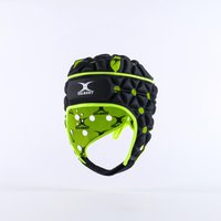 Gilbert Rugby Gilbert Air Headguard - Size: Medium - Black/Green