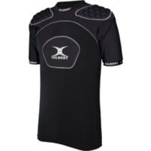 Gilbert Rugby Gilbert Atomic V3 Shoulder Pads – Size: 2 Extra Large – Black / Charcoal
