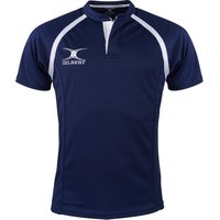 Gilbert Rugby Gilbert XACT Plain Match Shirt - Senior - Size: S - Dark Navy