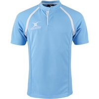 Gilbert Rugby Gilbert XACT Plain Match Shirt - Senior - Size: L - Light Sky