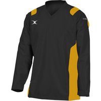 Gilbert Rugby Gilbert Revolution Warm Up Jacket - Junior - Size: Age 11 - 12 - Black/Amber
