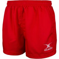 Gilbert Rugby Gilbert Saracen II Match Shorts - Junior - Size: Age 9 - 10 - Red