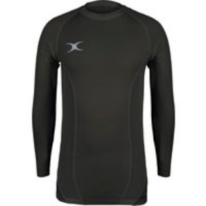 Gilbert Rugby Gilbert Atomic X II Baselayer Top – Junior – Size: Age 5 – 6 – Black