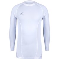Gilbert Rugby Gilbert Atomic X II Baselayer Top - Junior - Size: Age 5 - 6 - White