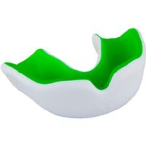Gilbert Rugby Gilbert X Gel Plus Mouthguard – Size: Senior – White/Green