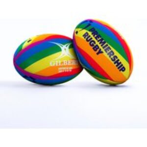 Gilbert Rugby Gilbert Rainbow Premiership Rugby Ball – Size: Sz 5