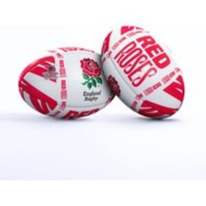 Gilbert Rugby Gilbert England Red Roses Supporter Ball – Size: Sz 5 – Country Colours