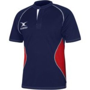 Gilbert Rugby Gilbert XACT V2 Match Shirt - Senior - Size: L - Navy / Red