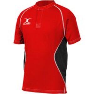 Gilbert Rugby Gilbert XACT V2 Match Shirt - Senior - Size: 3XL - Red / Black
