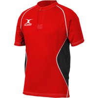 Gilbert Rugby Gilbert XACT V2 Match Shirt - Senior - Size: 3XL - Red / Black