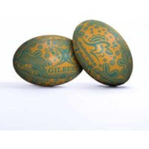 Gilbert Rugby Gilbert Wallabies Indigenous Ball – Size: Sz 5 – Country Colours