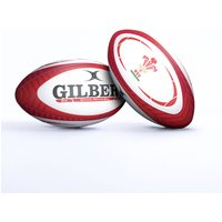 Gilbert Rugby Gilbert Wales Replica Ball - Size: Midi - Country Colours