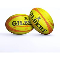 Gilbert Rugby Gilbert Omega Match Ball (multi-buy) – Size: Sz 5 x Pack of 5 – Fluo