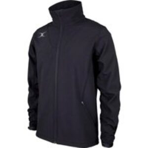 Gilbert Rugby Gilbert Pro Soft Shell Full Zip Jacket - Size: S - Black