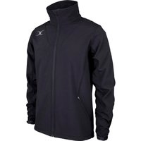 Gilbert Rugby Gilbert Pro Soft Shell Full Zip Jacket - Size: S - Black