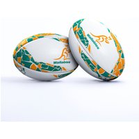 Gilbert Rugby Gilbert Australia Supporter Ball - Size: Sz 5 - Country Colours