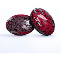 Gilbert Rugby Gilbert All Blacks Māori Supporter Ball - Size: Sz 5 - Country Colours