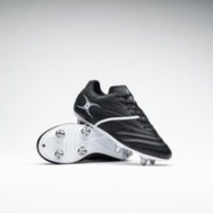 Gilbert Rugby Gilbert Sidestep X20 Power 6S Boots - Junior - Size: UK 2 | EU 34 - Black