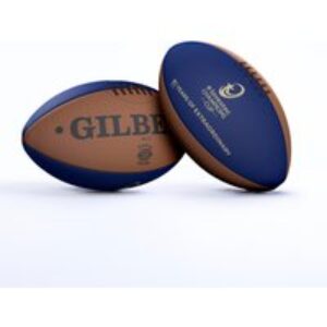 Gilbert Rugby Gilbert Investec Champions Cup 30th Anniversary Leather Ball – Size: Sz 5 – Dark Tan