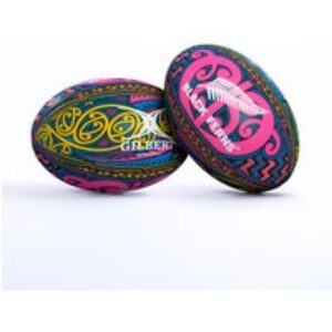 Gilbert Rugby Gilbert Black Ferns Māori Supporter Ball – Size: Sz 5 – Country Colours