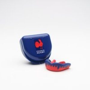 Gilbert Rugby Gilbert France Synergie Viper Mouthguard – Size: Junior – Country Colours