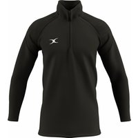 Gilbert Rugby Gilbert GTS 1/4 Zip Fleece - Junior - Size: Age 13 - Black