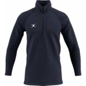 Gilbert Rugby Gilbert GTS 1/4 Zip Fleece – Junior – Size: Age 13 – Dark Navy