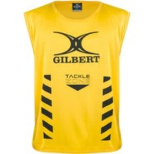 Gilbert Rugby Gilbert Tackle Zone Bibs – Mens – Size: Adult – Yellow