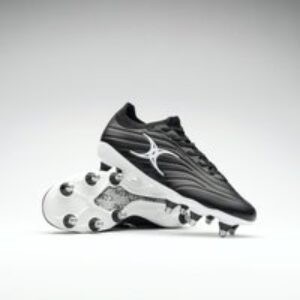 Gilbert Rugby Gilbert Icon Power X 8 Stud Boots – Senior – Size: UK 15 | EU 50 – Black