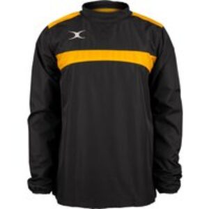 Gilbert Rugby Gilbert Photon Warm Up Top - Junior - Size: Age 11 - 12 - Black / Gold