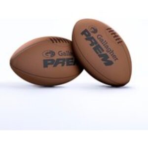 Gilbert Rugby Gilbert Gallagher Prem Rugby Vintage Ball 25-26 – Size: Sz 5 – Dark Tan