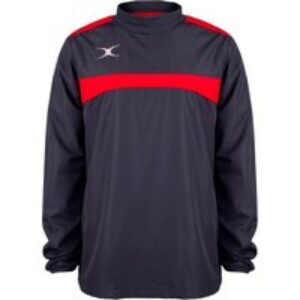 Gilbert Rugby Gilbert Photon Warm Up Top - Junior - Size: Age 11 - 12 - Dark Navy / Red
