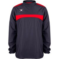 Gilbert Rugby Gilbert Photon Warm Up Top - Junior - Size: Age 11 - 12 - Dark Navy / Red