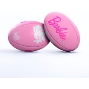 Gilbert Rugby Gilbert Barbie x Red Roses Supporter Ball – Size: Mini