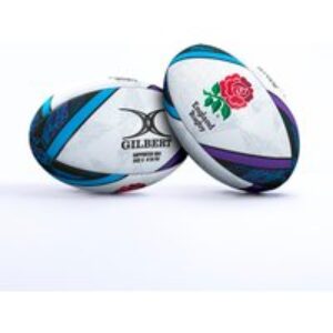 Gilbert Rugby Gilbert England Supporter Ball – Away – Size: Sz 5 – Country Colours