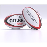 Gilbert Rugby Gilbert Morgan Pass Developer 26 Ball - Size: Sz 4 - Black