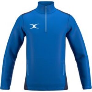 Gilbert Rugby Gilbert Atom 1/4 Zip Jacket – Junior – Size: Age 13 – Royal/Dark Navy