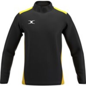 Gilbert Rugby Gilbert Atom Warm Up Top – Mens – Size: S – Black/Gold