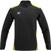 Gilbert Rugby Gilbert Atom Warm Up Top - Mens - Size: S - Black/Gold