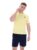 Popcorn Ash Micro Waffle Ringer T-Shirt – L