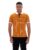 Pumpkin Spice BB1 Classic Vintage Striped Polo – M