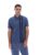 Vintage Indigo Dario Zipped Polo – L