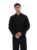 Black Dean Full Zip Faux Suede Jacket – 3XL