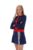 Delila Cropped Fleece Cardigan – L