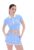 Demmie Contrast Collared Top – XL
