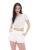 Demmie Contrast Collared Top – L