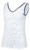 White Caroline Tennis Tank Top – L