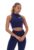 Navy FILA x TALA SKINLUXE Zip-Up Crop Top – L